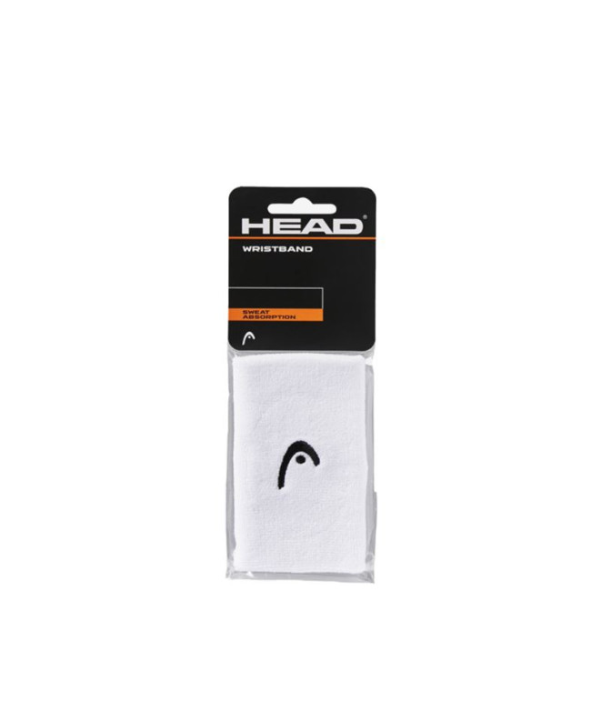 Muñequera de tenis Head Wristband 5" Blanco