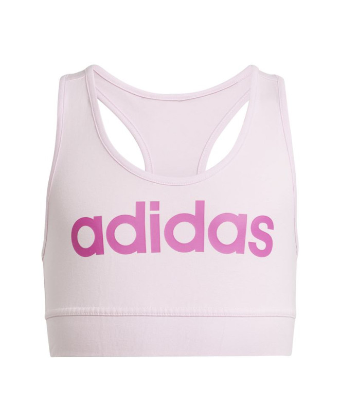 Tops adidas Linear Cr Niña Rosa