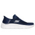 Zapatillas Skechers Go Walk Flex - Grand Slip-Ins Mujer Navy Textile/White Trim