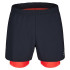 Pantalón de Trail Odlo 2-In-1 Short Zeroweight 5 Inch Hombre Azul Marino