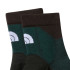 Calcetines de Montaña The North Face Hiking Quarter Verde