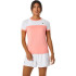 Camiseta Manga Corta de Tenis ASICS Court Mujer Rosa