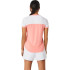 Camiseta Manga Corta de Tenis ASICS Court Mujer Rosa