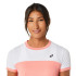 Camiseta Manga Corta de Tenis ASICS Court Mujer Rosa