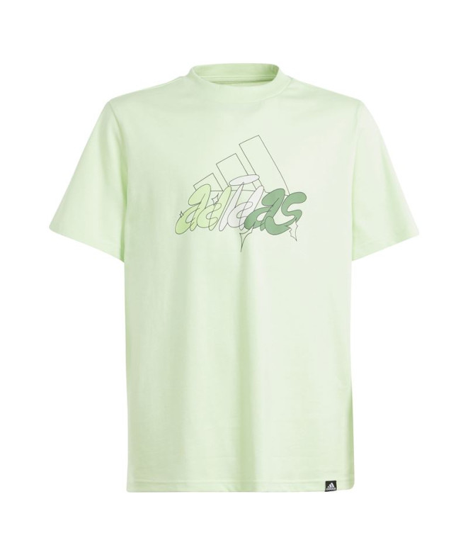 Camiseta adidas Table Illustrated Infantil Verde
