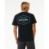 Camiseta Rip Curl Stapler Hombre Negro