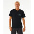 Camiseta Rip Curl Stapler Hombre Negro
