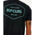 Camiseta Rip Curl Stapler Hombre Negro
