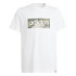 Camiseta adidas B Camo Lin Niño Blanco