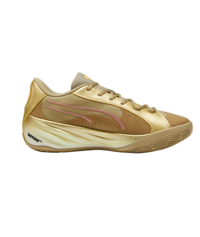 Zapatillas de Balonmano Puma All-Pro NITRO CNY Oro