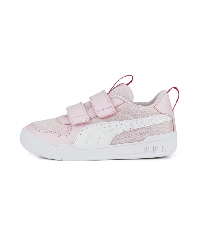 Zapatillas Puma Multiflex Mesh Niña Rosa