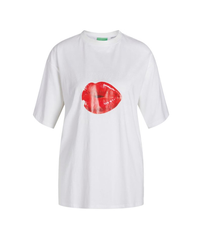 Camiseta Jack & Jones Jxkora Loose Bright White