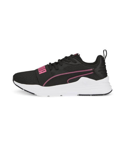Zapatillas de Puma Wired Run Pure Infantil Negro-Rosa