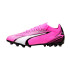 Botas de fútbol Puma Ultra Match MG Rosa Blanco