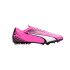 Botas de fútbol Puma Ultra Play MG Rosa Blanco