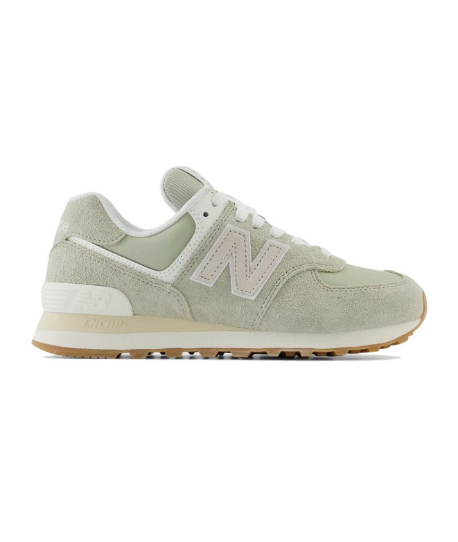 Zapatillas New Balance 574 Mujer Oliva