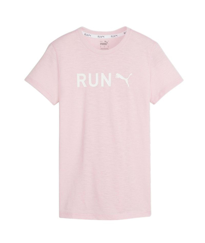 Camiseta de Running Puma Women's Graphic Morado...
