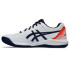 Zapatillas de Tenis ASICS Gel-Dedicate 8 Hombre Blanco/Azul