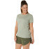 Camiseta de Running ASICS Core Ss Top Mujer Gris Oliva
