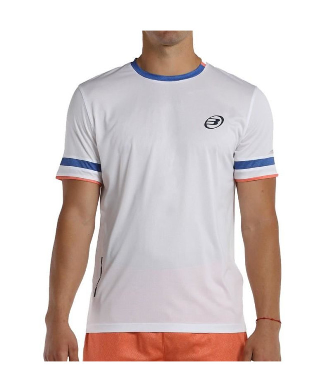Camiseta Bullpadel limar Hombre Blanco
