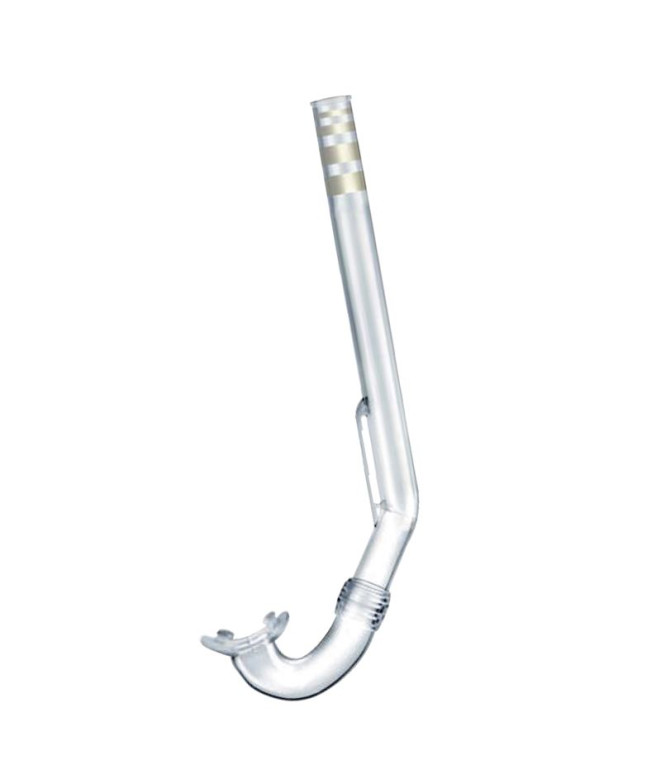 Tubo de snorkel Cressi Gringo Transparente