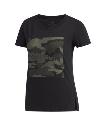 Camiseta adidas Boxed Como Graphic Mujer Negro