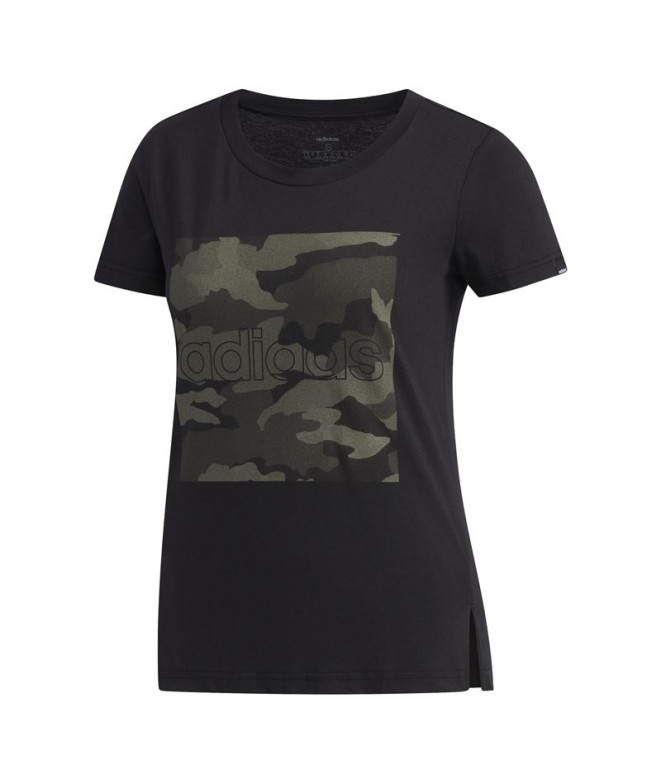 Camiseta adidas Boxed Como Graphic Mujer Negro