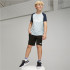 Conjunto Puma Short Polyester Infantil Azul