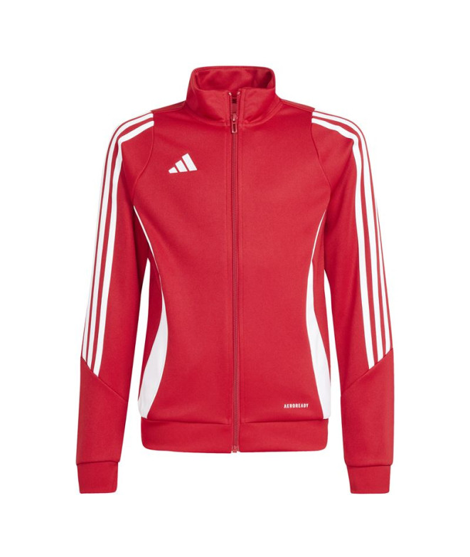 Chaqueta de Fútbol adidas Tiro24 Infantil Rojo