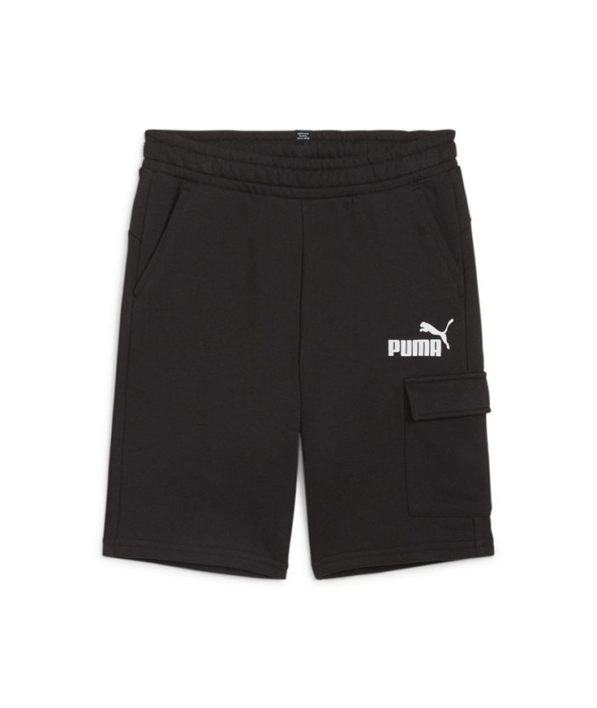 Pantalones Puma ESS Cargo Negro Infantil