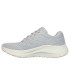 Zapatillas Skechers Arch Fit 2.0 - Big L Mujer Light Grey Periwinkle & Coral