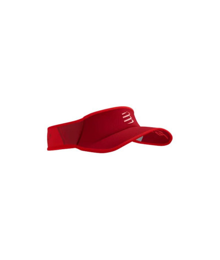 Visera de Running Compressport Visor Ultralight Rojo