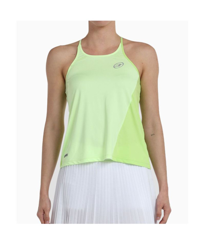 Camiseta Bullpadel Bines Mujer Amarillo