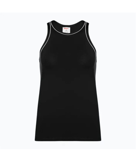 Camiseta de Pádel Wilson Team Tank Negro Mujer