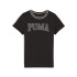 Camiseta Puma QUAD G Negro Infantil