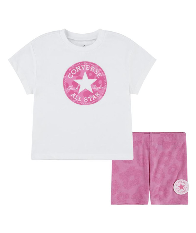 Conjunto Converse Chuck Patche & Biker S Niña...