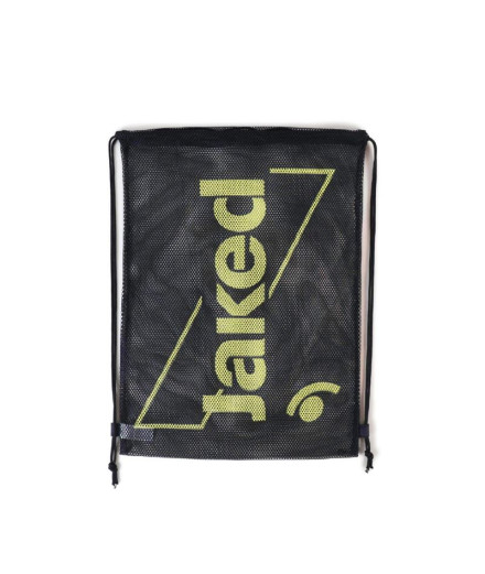 Bolsa Material Jaked Tetris Mesh Bag Negro/Naranja