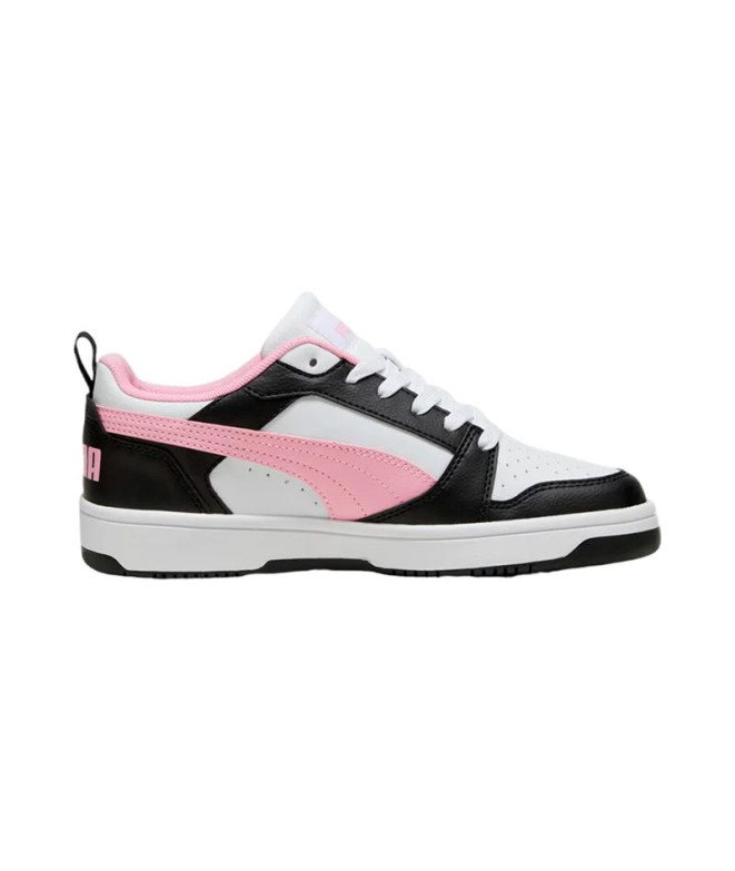 Zapatillas Puma Rebound v6 Low Mujer Negro Rosa