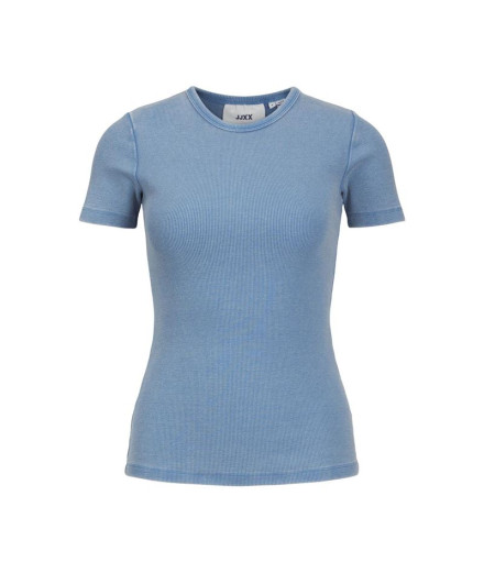 Camiseta Jack & Jones Jxfrankie Wash Ss Mujer Azul