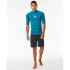 Licra de Surf Rip Curl Waves Upf Perf S/S Hombre Azul