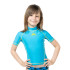 Camiseta de Natación Aquarapid Uv Turquesa Infantil