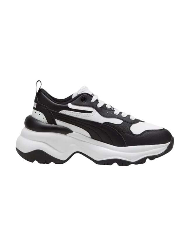 Zapatillas Puma Cilia Wedge Blanco Negro Mujer