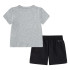 Conjunto Nike Sportswear Club Ssnl Woven Short Set Niño Negro