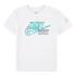 Camiseta Nike Futura Micro Text Niño Blanco