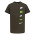 Camiseta Nike Club+ Badge Niño Khaki