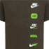 Camiseta Nike Club+ Badge Niño Khaki