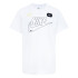 Camiseta Nike Club+ Futura Niño Blanco