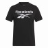 Camiseta Reebok Identity Big Logo Mujer Negro
