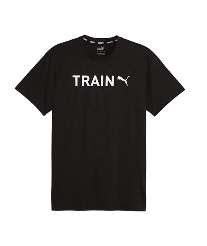 Camiseta de Fitness Puma MEN'S GRAPHIC Negro...