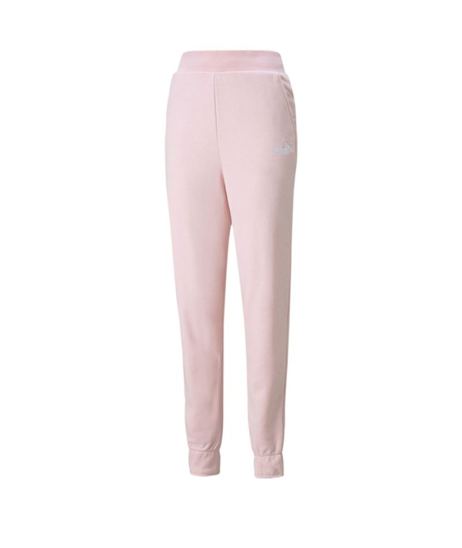 Pantalón Puma Essentials+ Embroidery High Lila...